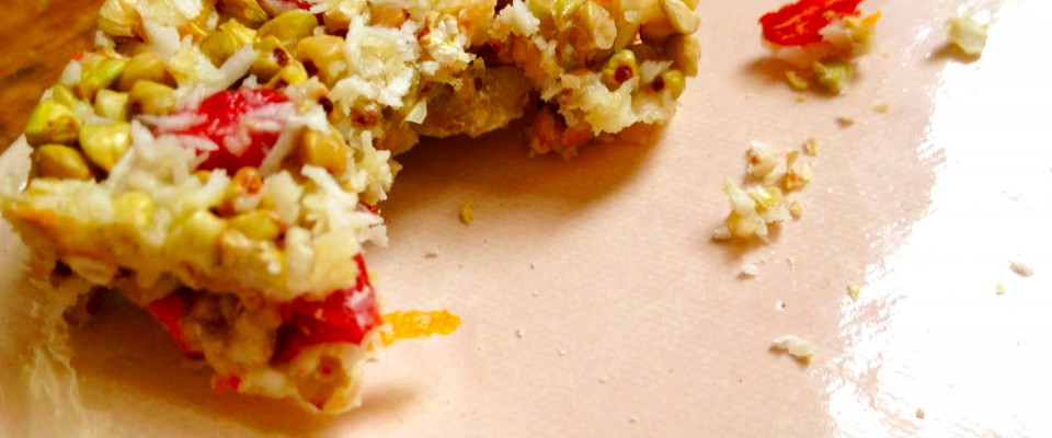 goji berry orange zest protein bars